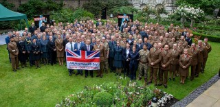 Group shot of military personnel